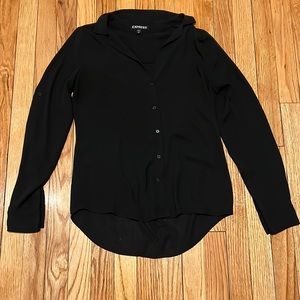 Black Express Blouse, Size XS